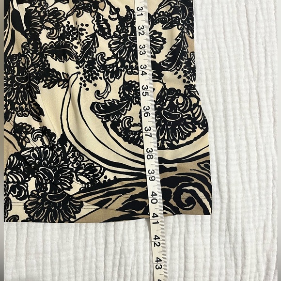 Dress Barn Neutral Multicolor Design Knee Length Dress - Picture 3 of 6